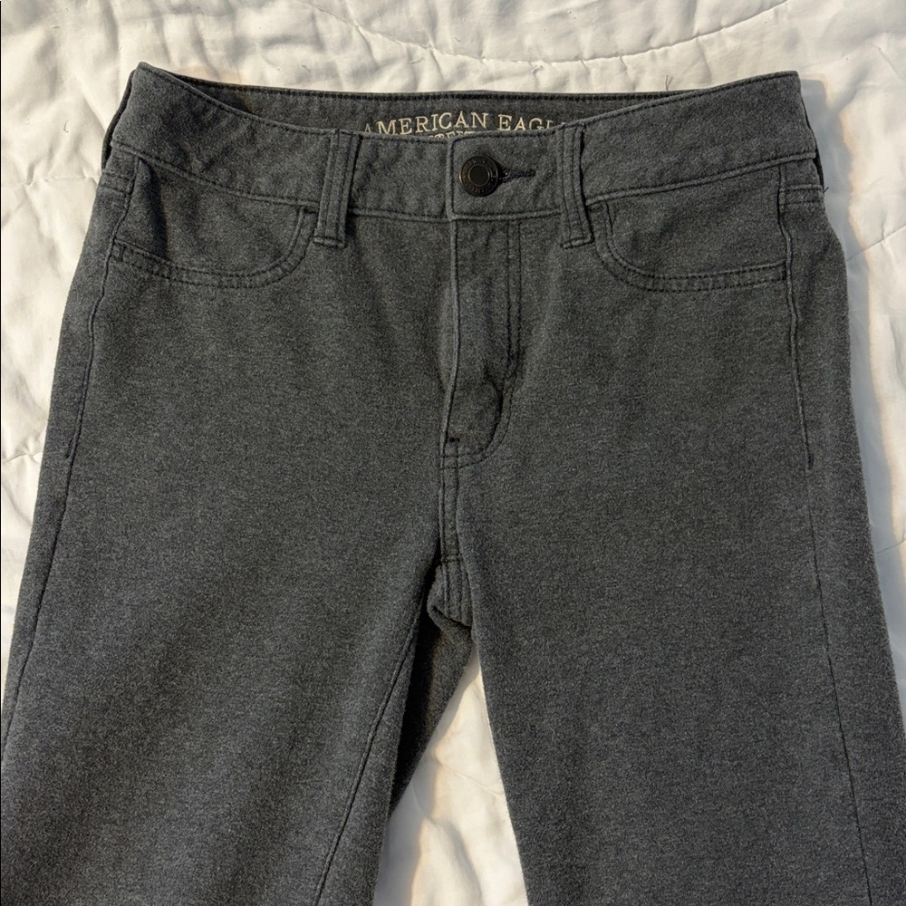 American Eagle Hi-Rise Jegging Gray Soft Size 2